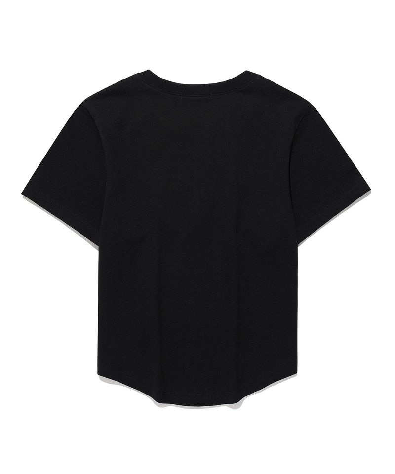 Messy Alplha Camo Tee Black (KIB6MFT501C)