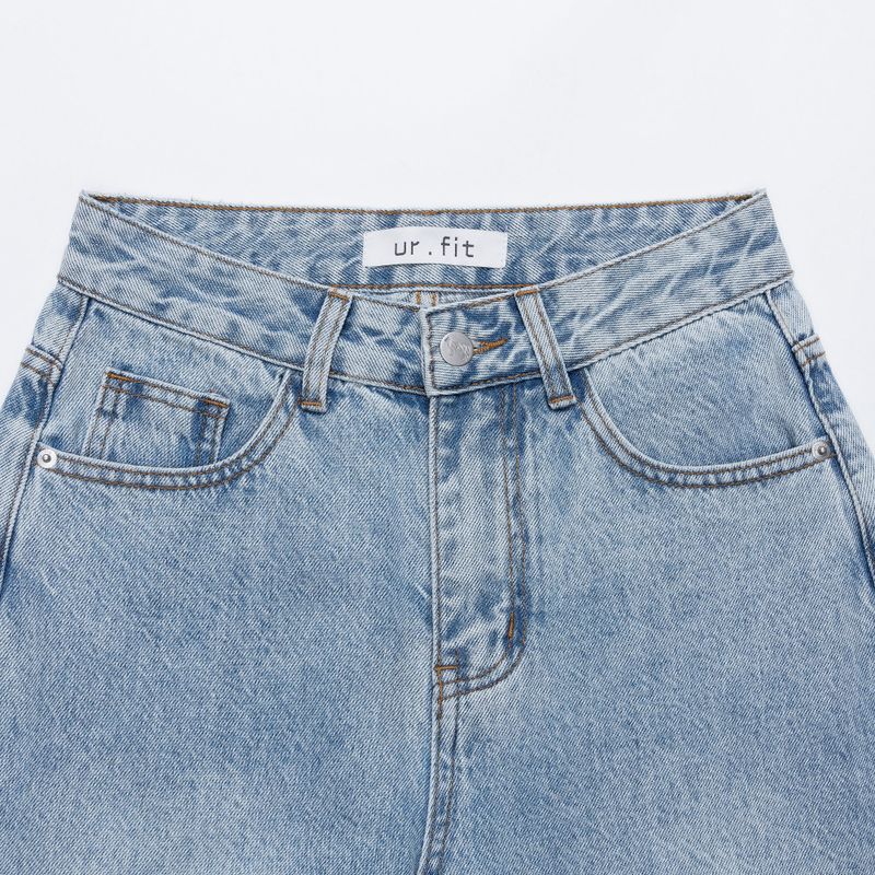 CLASSIC LOOK SEMI WIDE DENIM PANTS code 18101