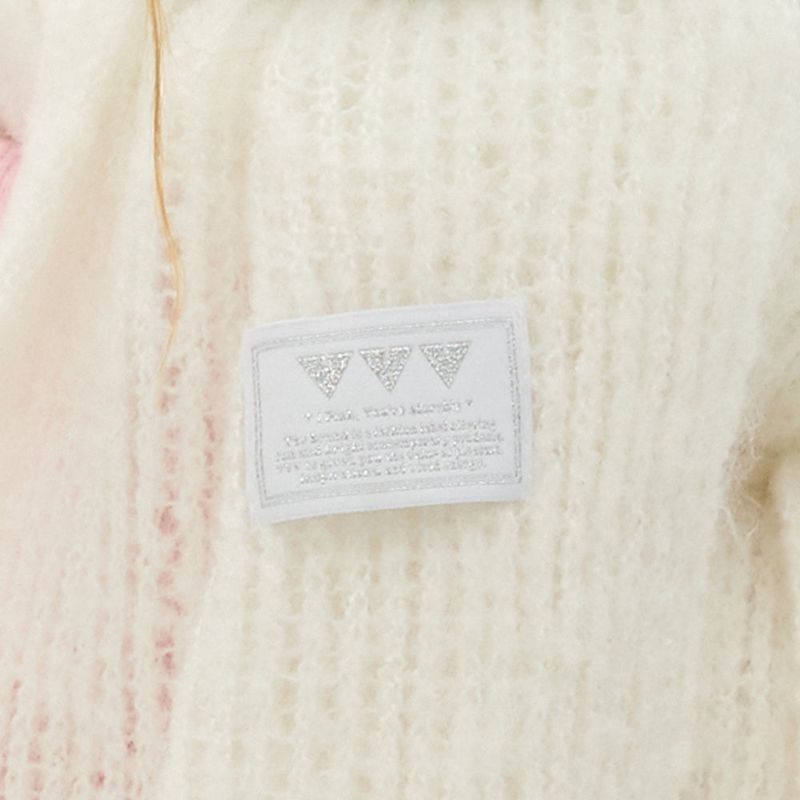 Basic Knit Big muffler_ Ivory