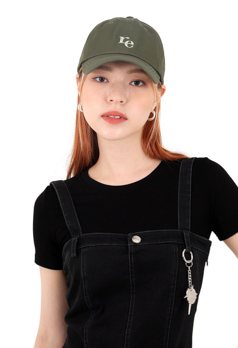 SIGNATURE LOGO BALL CAP_KHAKI