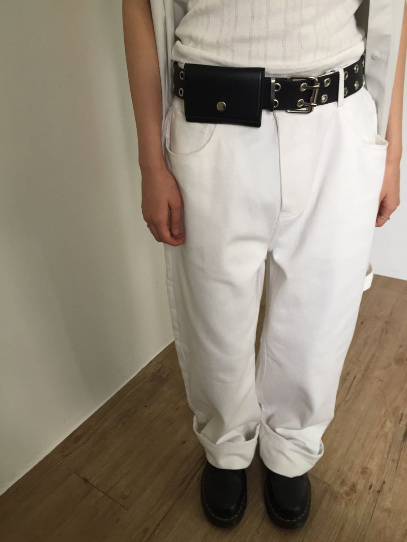 Studded Wallet Belt