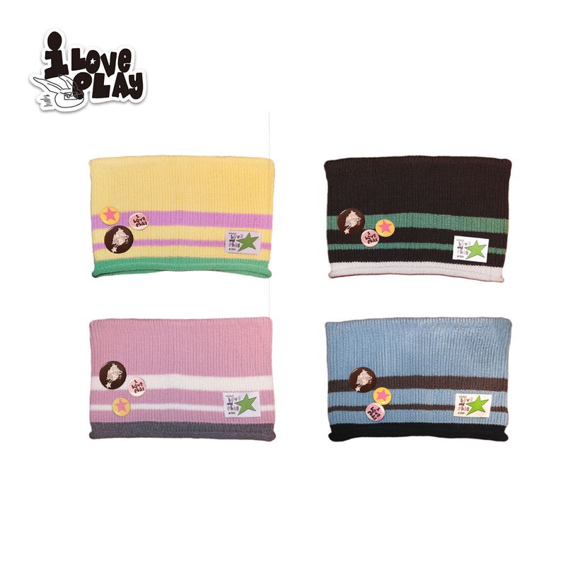 loveplayshop（ラブプレイショップ）の「loveplayshop "Fortune Star" ストライプデビルホーンニットキャップ（帽子）」