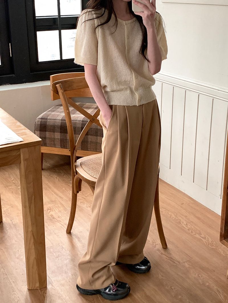 [MADE] Wearby Puff Half Cardigan