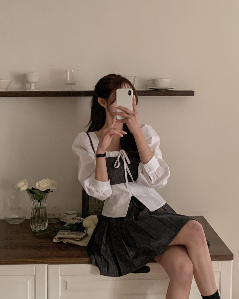 MAYBINS（メイビンス）の「Tessa Stripe Bustier（Tops）」
