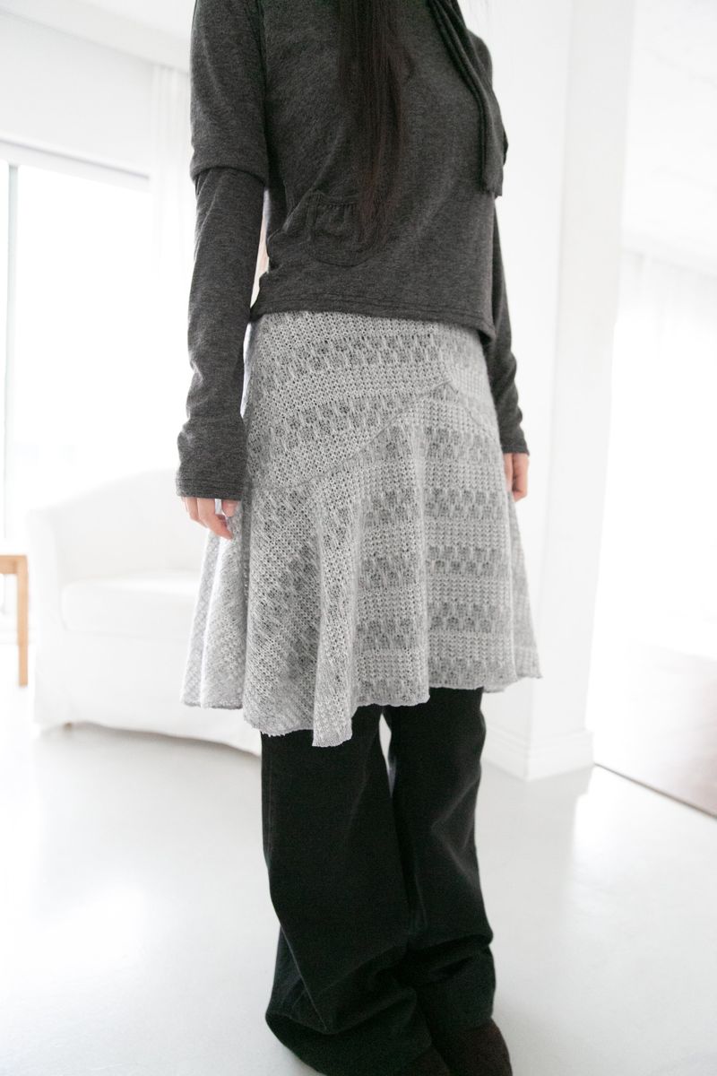 omoosoohy（オムスヒ）の「knit wool flare skirt(3colors)（Skirts）」