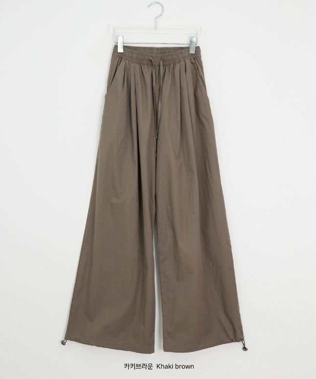 Lanie Summer Wide String Cotton Banding Pants