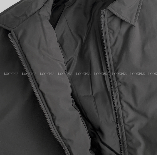 Mapper Simple Two-Way Collar Padded Jacket