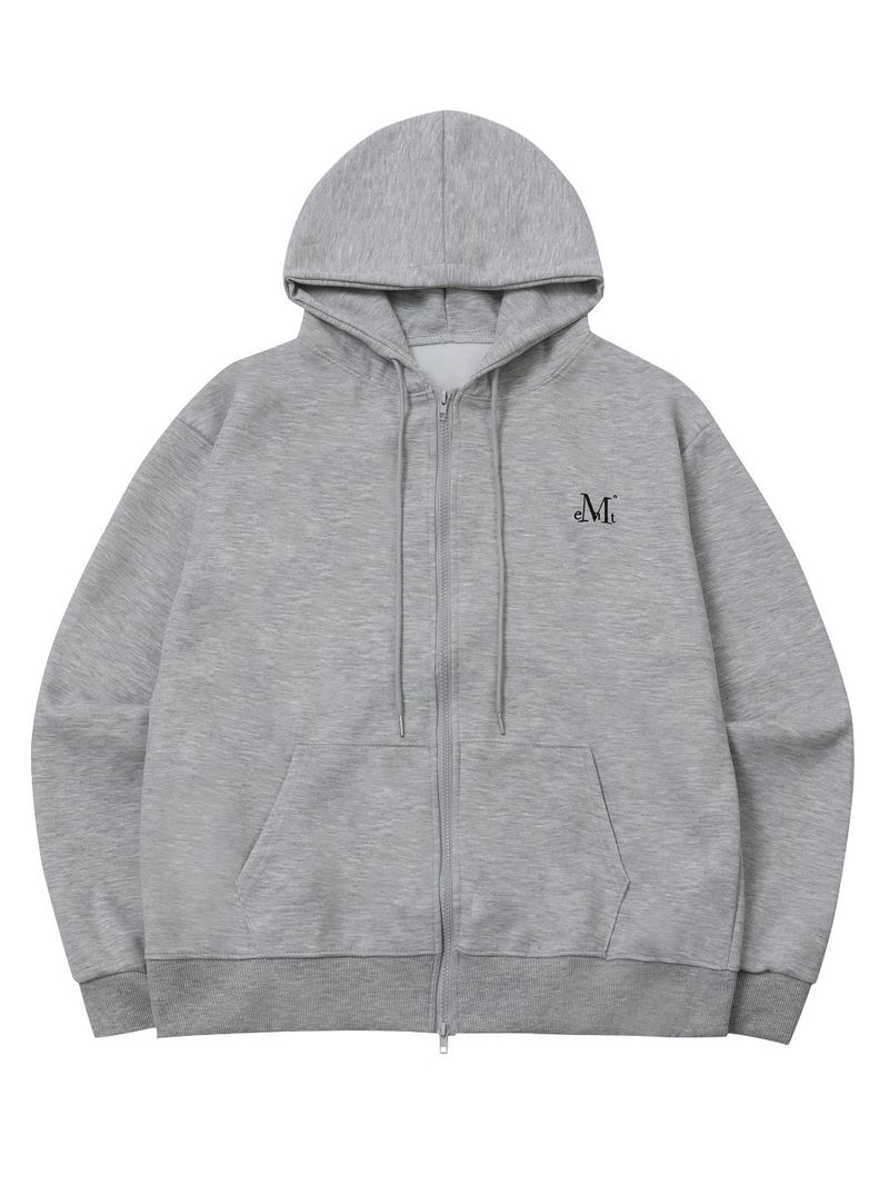 DENVER 2-WAY HOOD ZIP-UP MAN (Black, Gray)