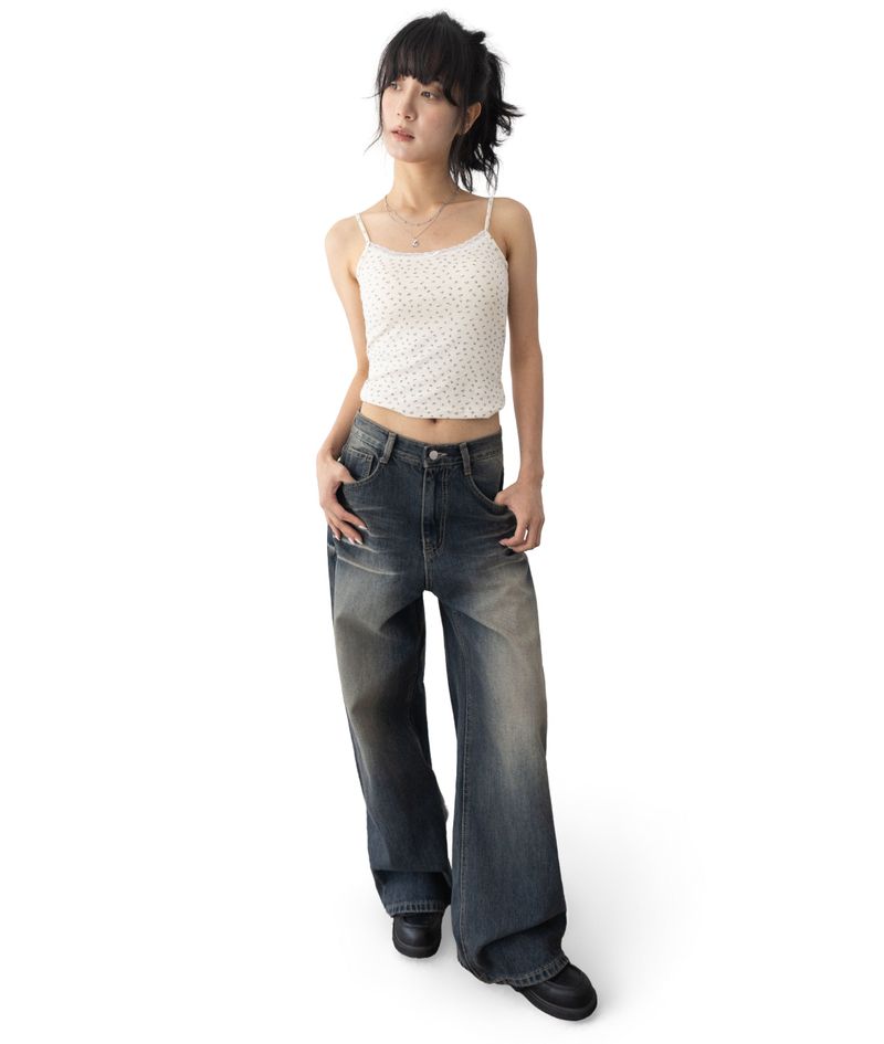 Flo Lace Cap-Sleeve Tank Top
