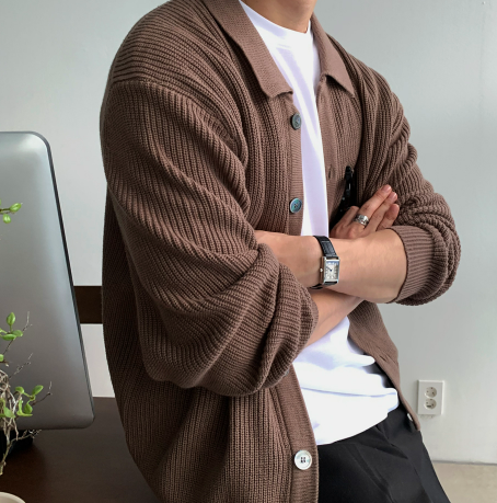 hyper washable hachi kara knit cardigan