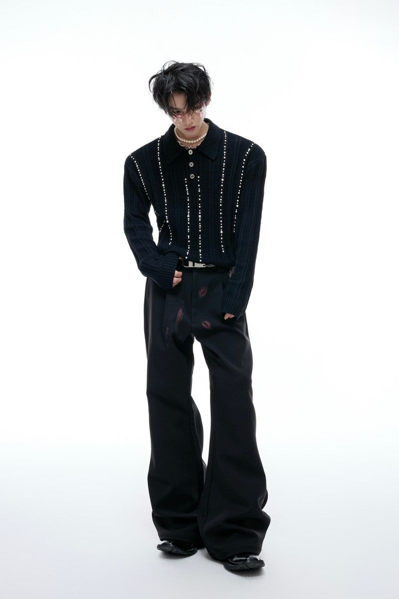 Argue Cultureの「Pearl Detail Knit Polo Shirt（Tops）」