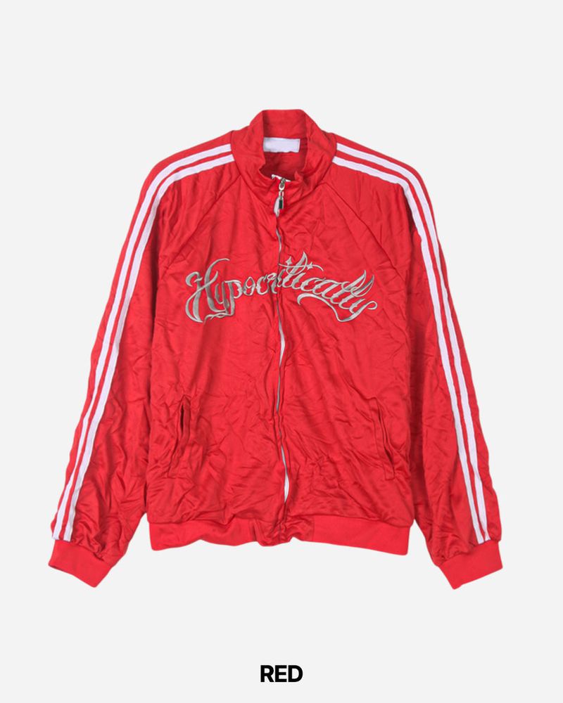 Ruffle Crop Track Zip-up
