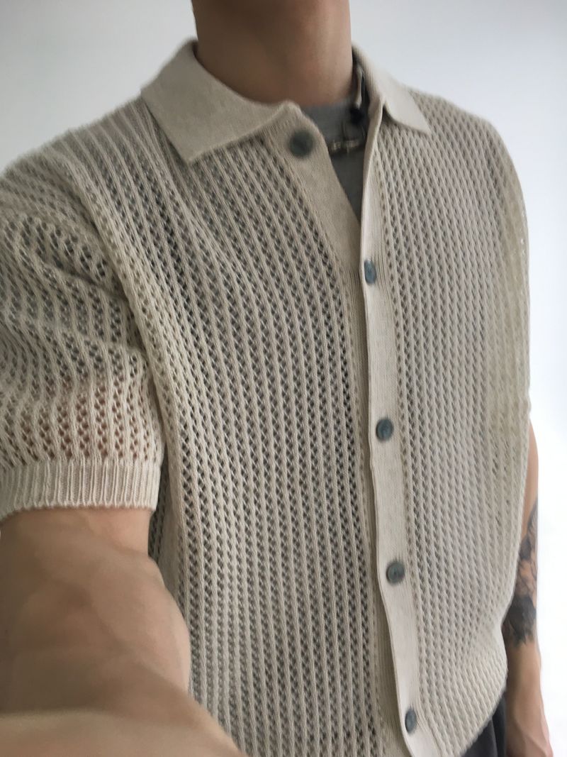 bagel punching cardigan(2colors)