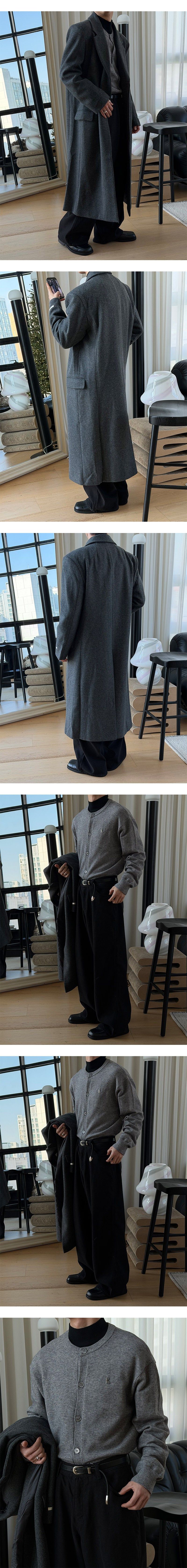 [HANDMADE] Hidden max wool coat(3color)