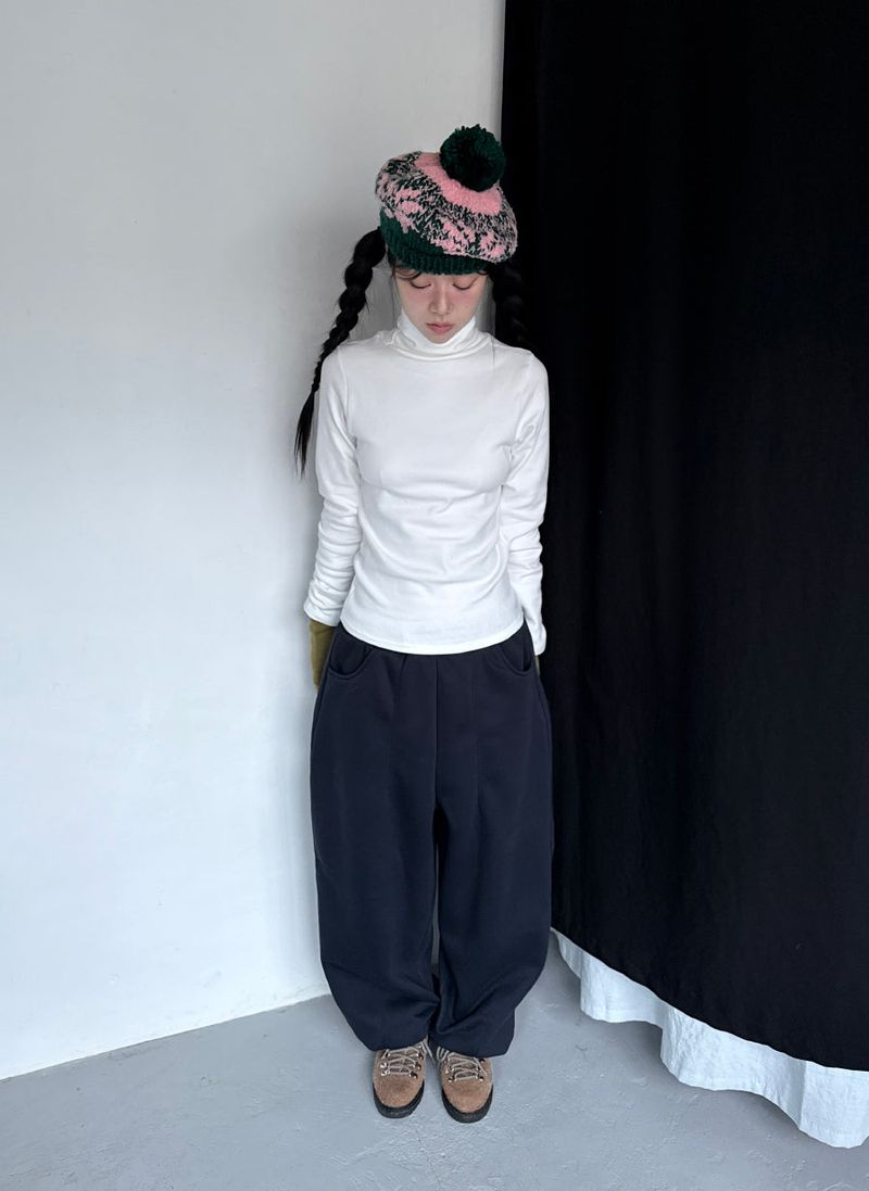 ベーシックタートルネックTシャツ