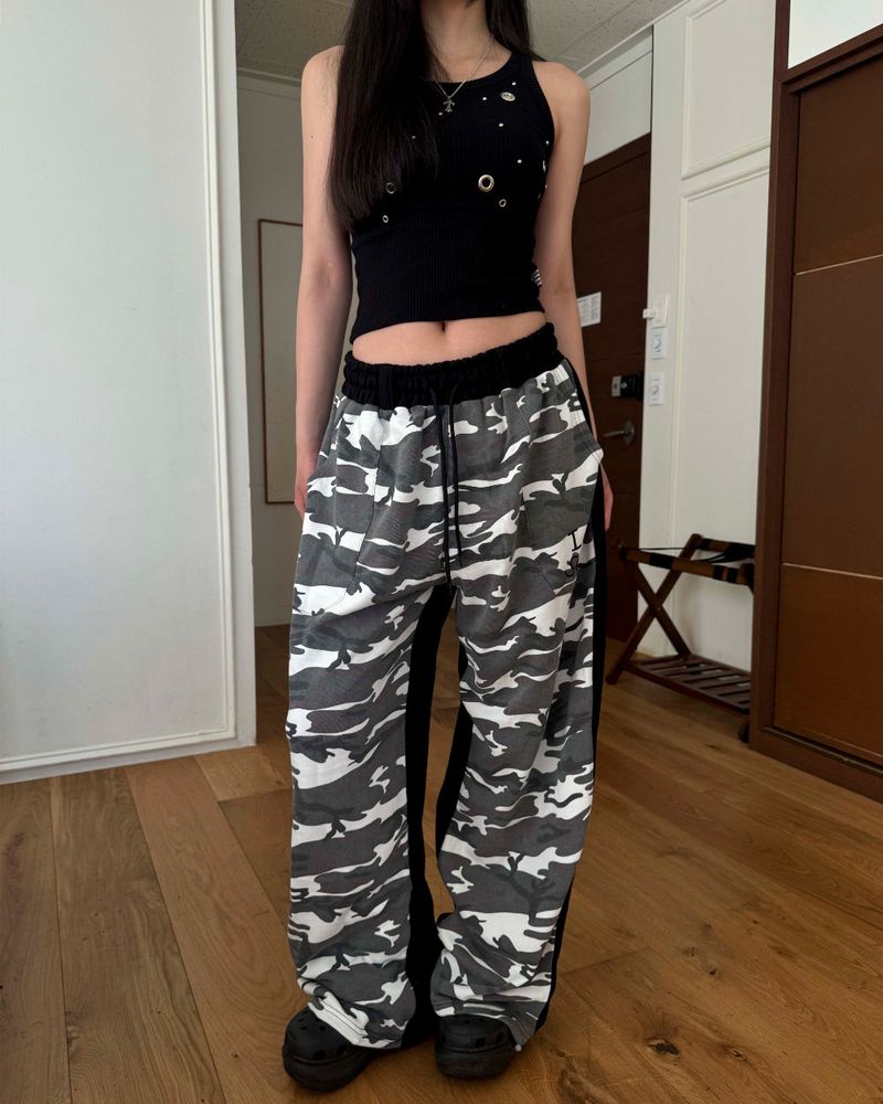 Camo training pants
