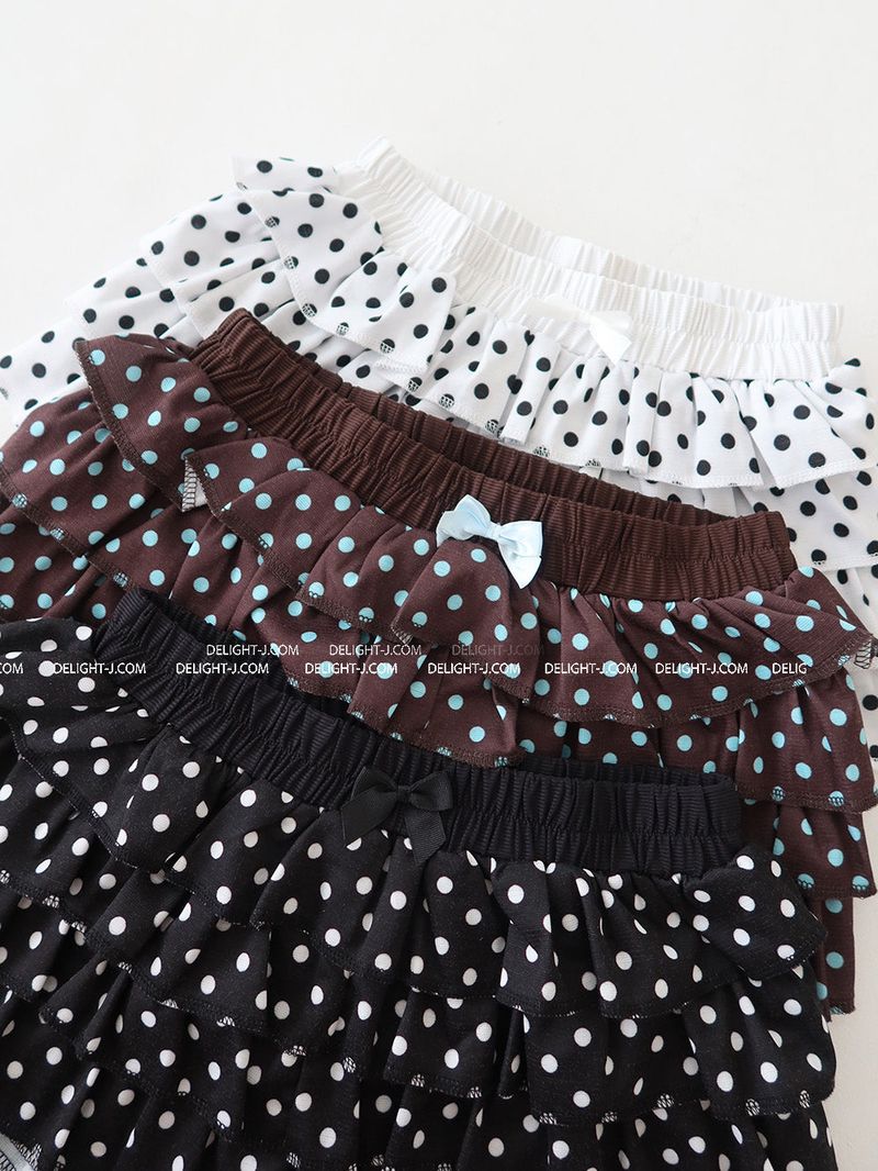 Dot dot cancan frill shorts
