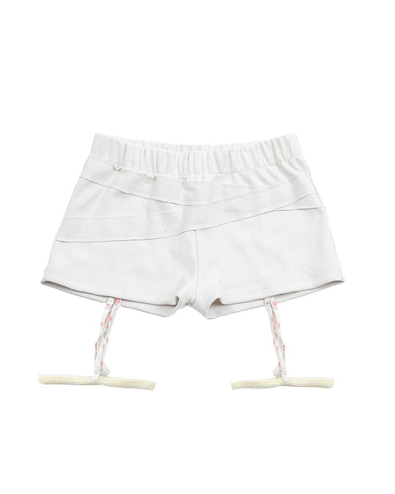 OSHIGH（オスハイ）の「Bandage Garter Shorts BabyYellow（Pants）」