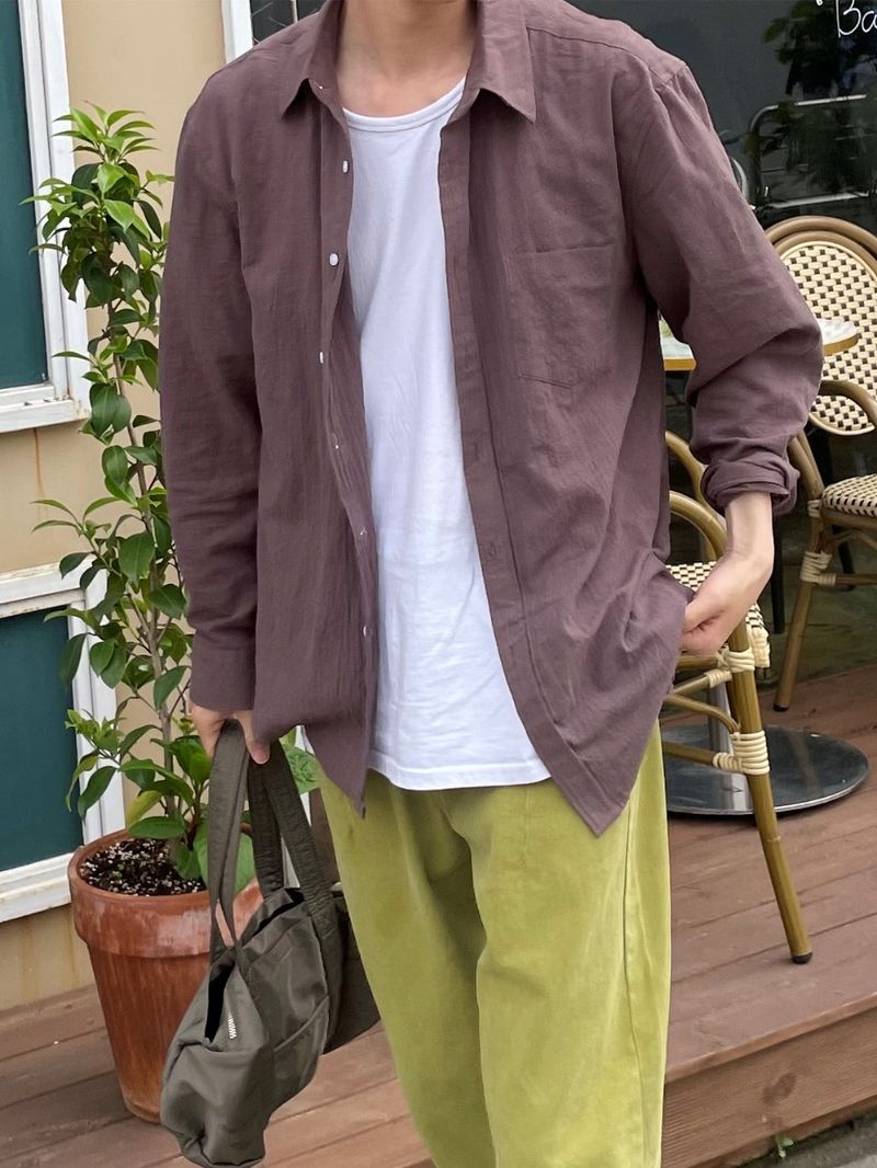 Cayenne linen shirt