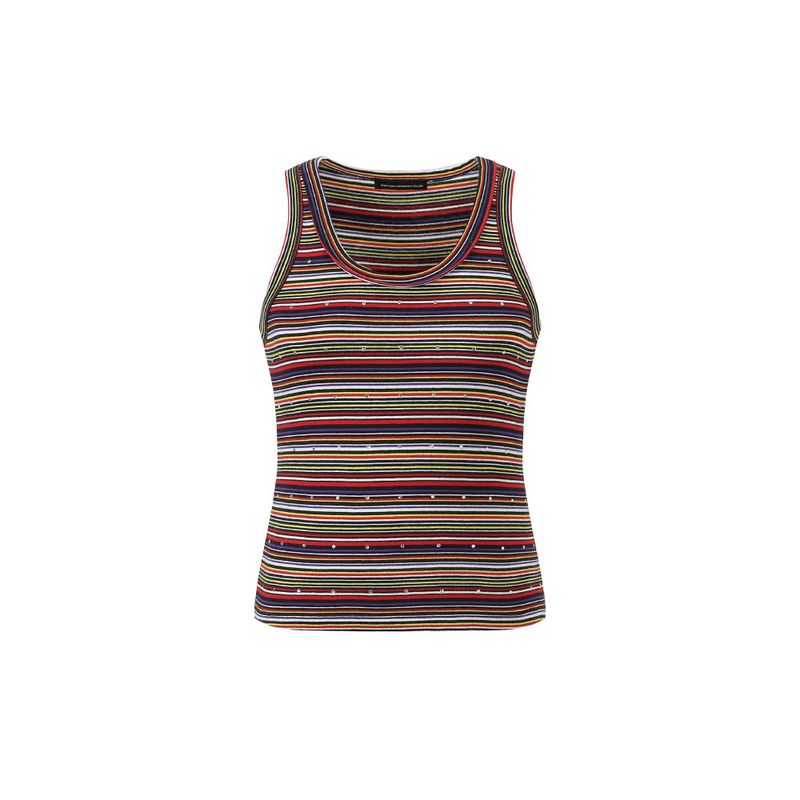 Hot Piece Stripe Sleeveless (RED)