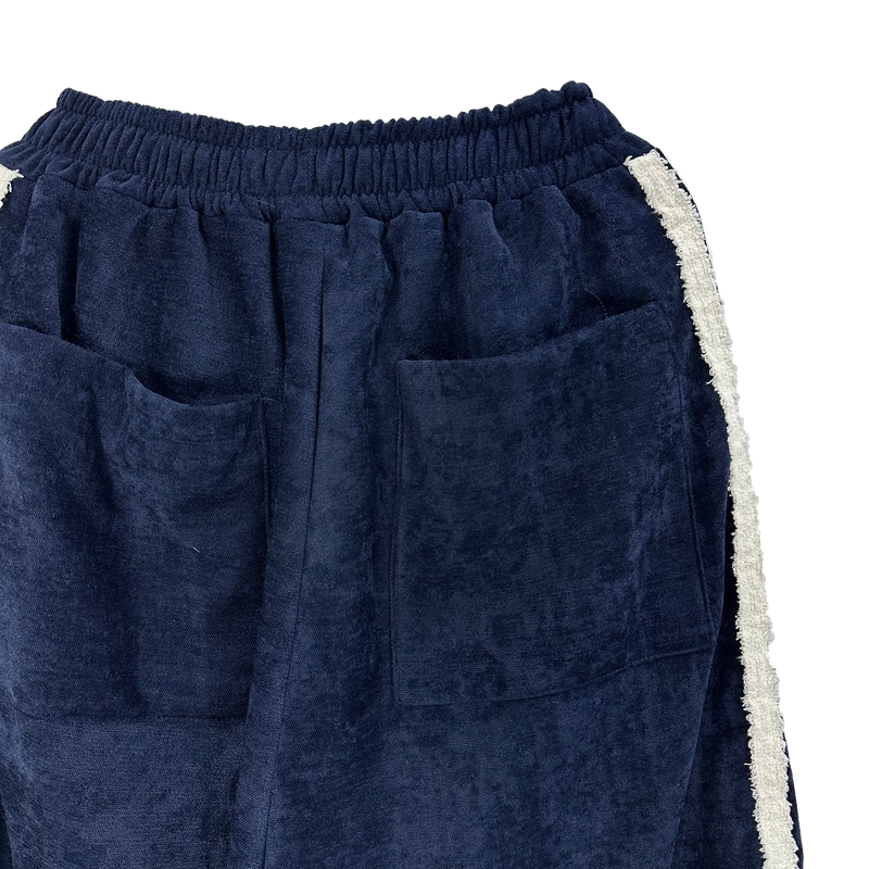 terry four pintuck pants