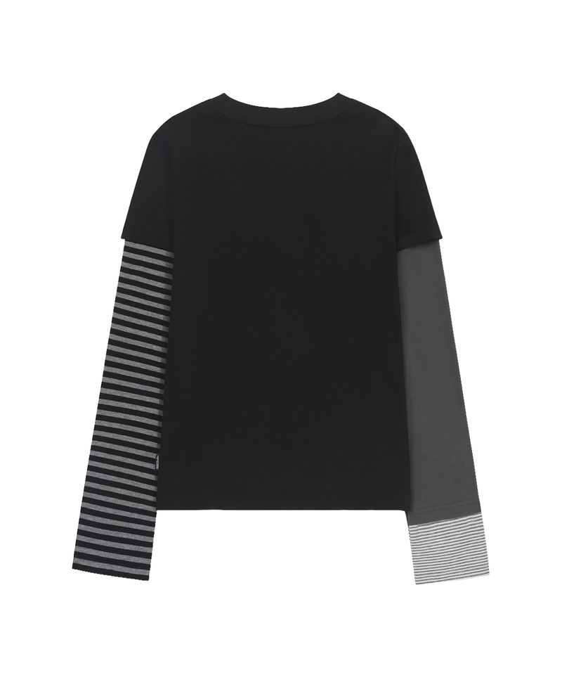 Star Archive Multi Layered Long Sleeve - BLACK