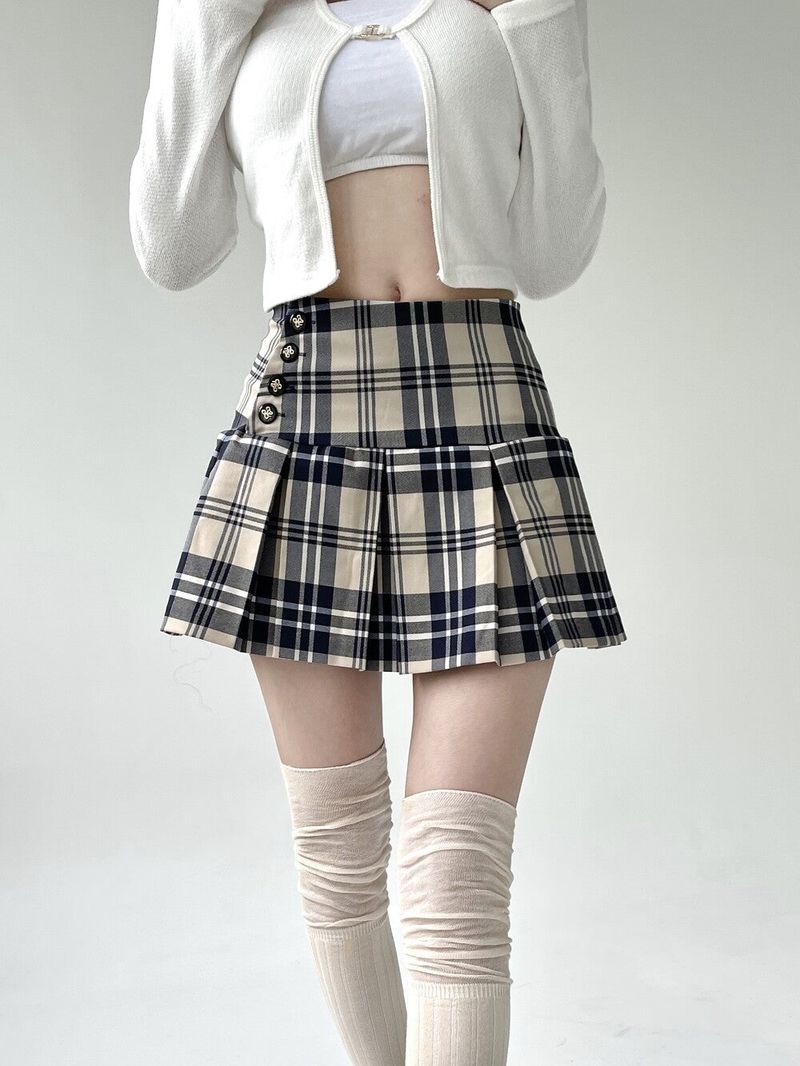 Seow（ソウ）の「[Aespa Giselle] 547. Ive check sk（Skirts）」