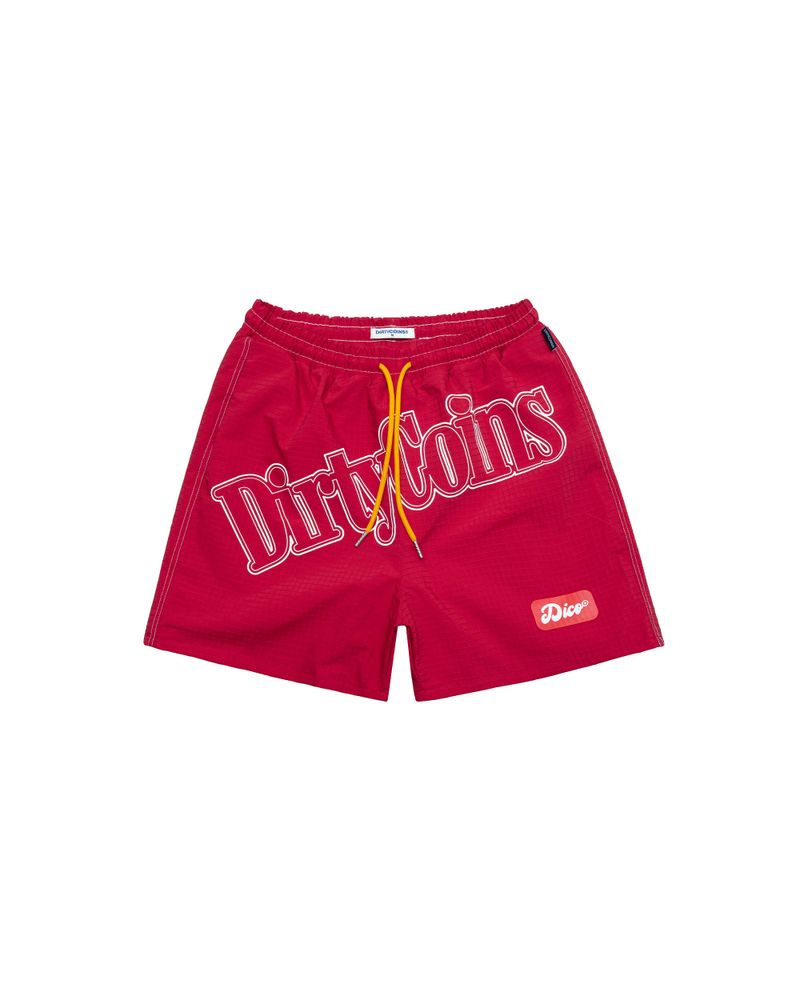 DirtyCoins（ダーティーコインズ）の「DirtyCoins Curve Ripstop Shorts Red（Pants）」
