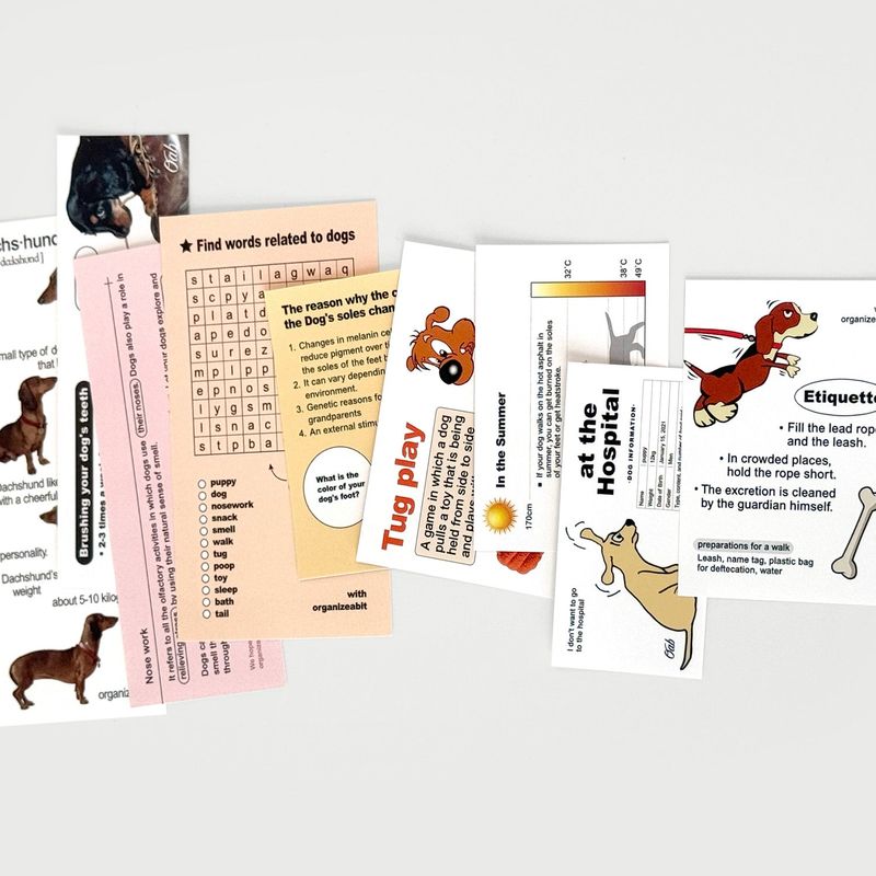 oab puppy pack / scrap sticker set