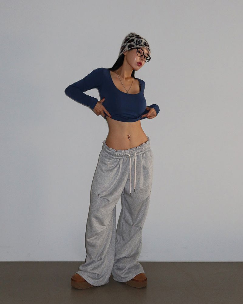Delight-J(ディライトジェイ)の「8 color napping pintuck banding wide pants(Pants)」