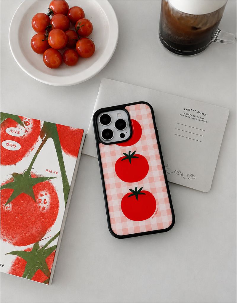  [MADE]トマトケチャップ ブラック エポキシ iPhoneケース