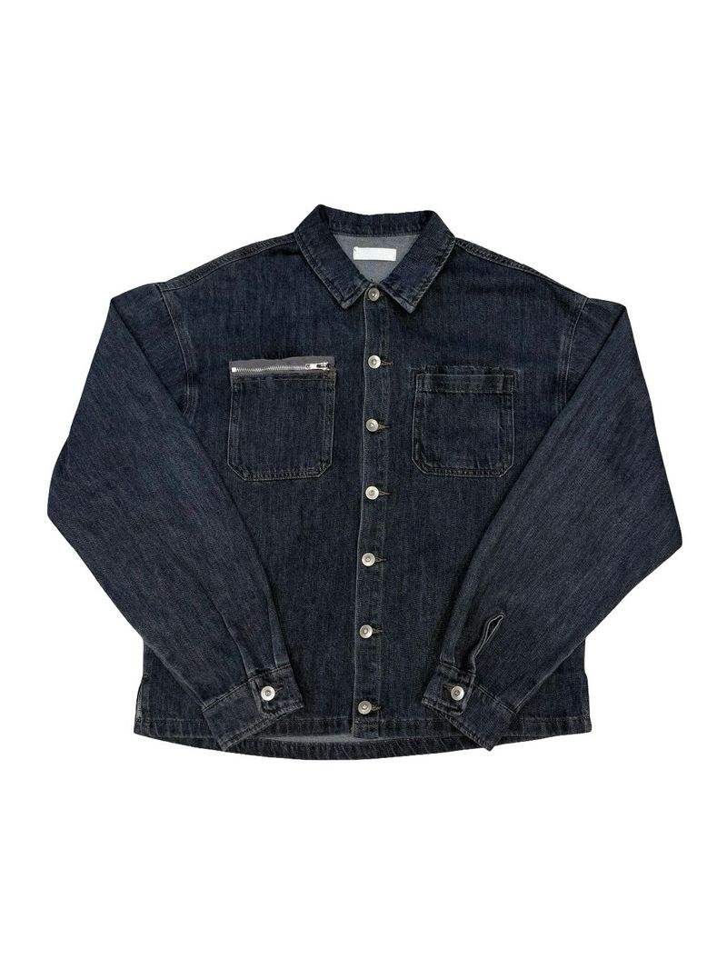 Flow Denim Shacket (M, L / 2colors)