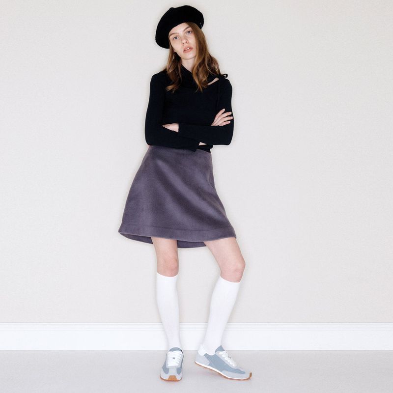 Danika turtleneck top (black)