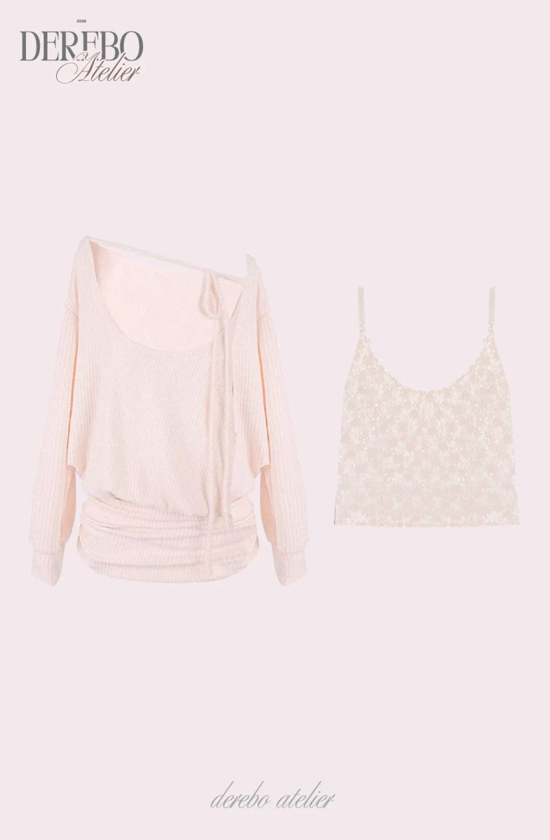 Blush Layered Pink Knit Dress 