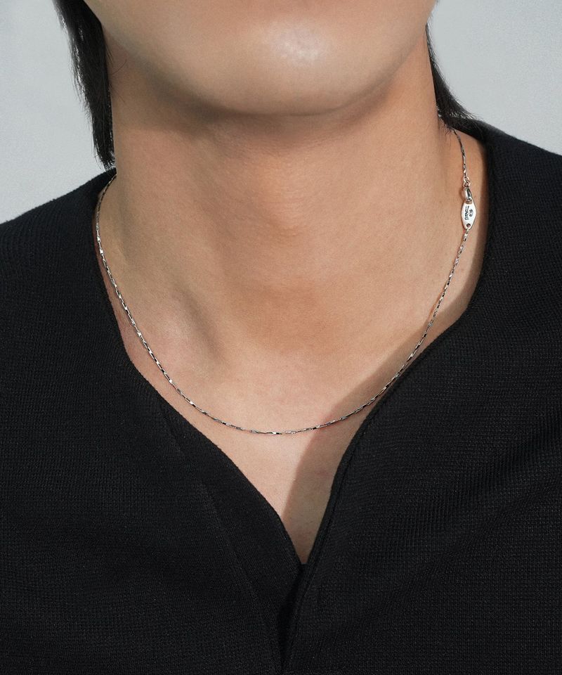 Slim liner chain necklace (925 silver)