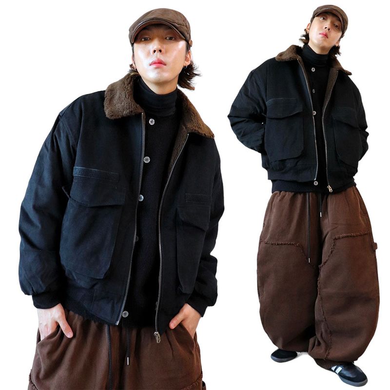 Oversized Out Pocket Wool Jumper