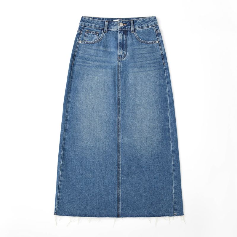 DENIM MAXI SKIRT_BLUE code 26021