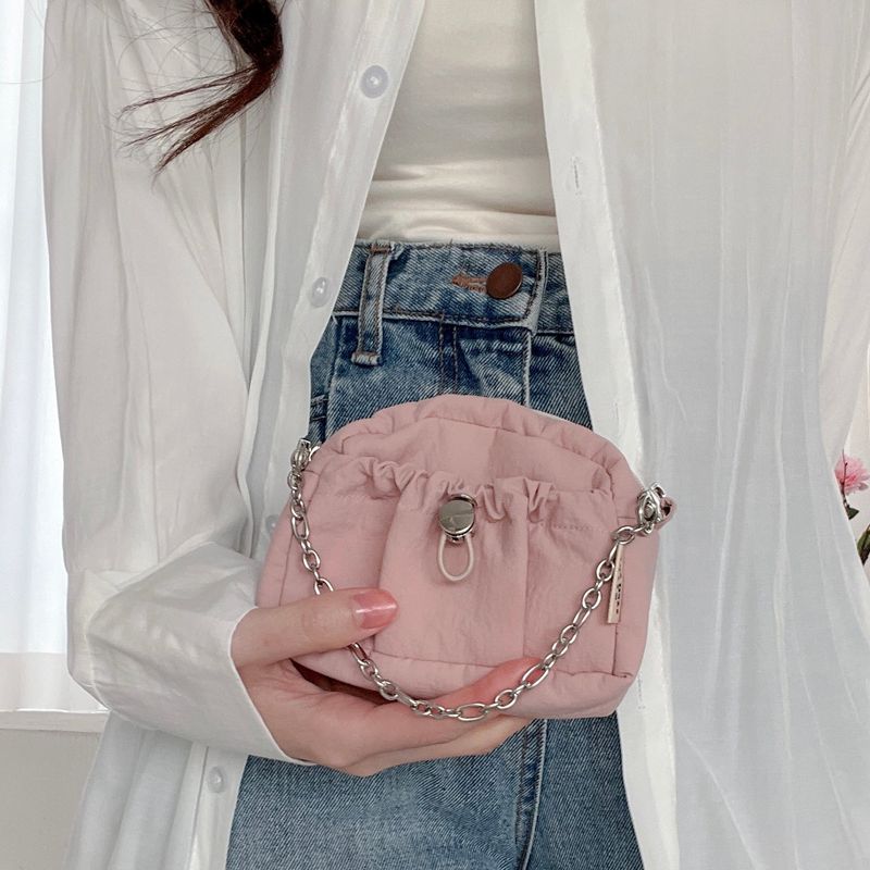 Card Wallet Mini Chain Bag-PINK