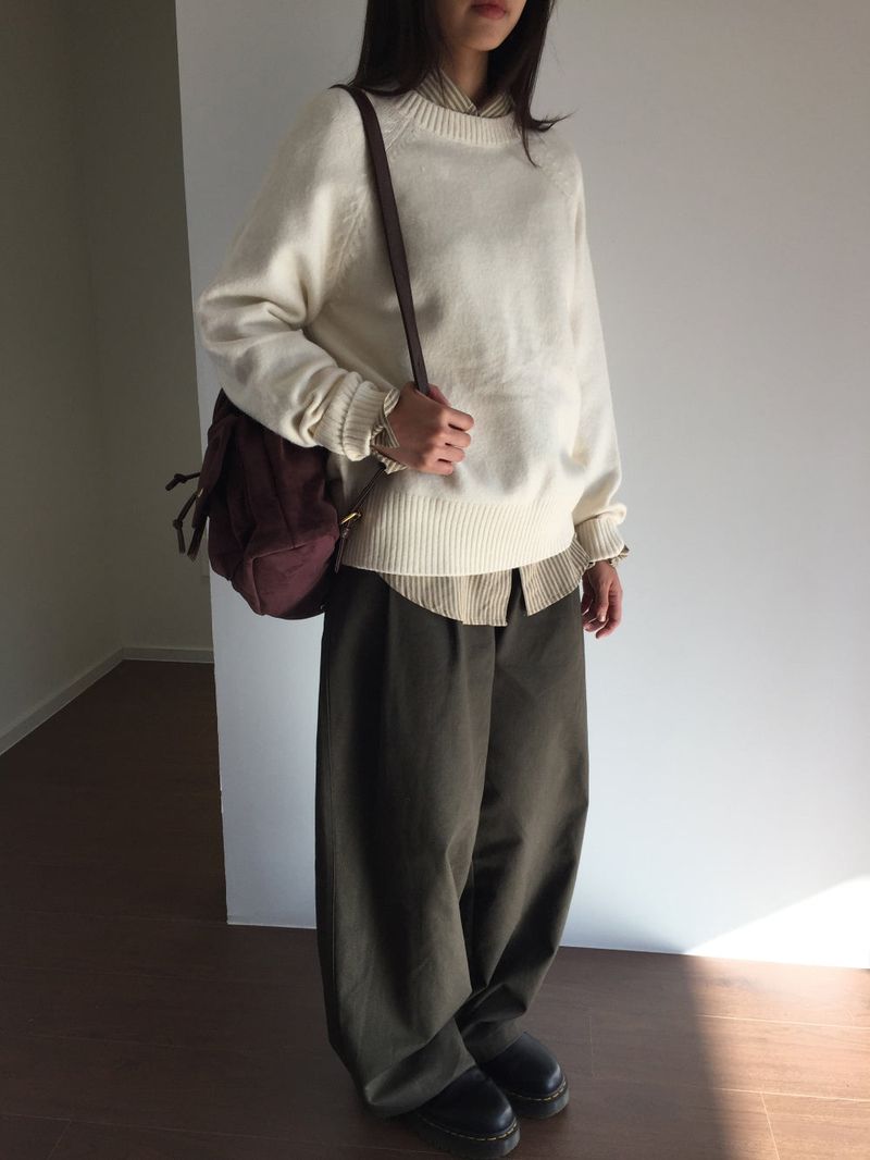 Lo-fi two-tuck slacks (3color)
