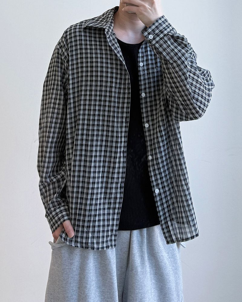 Focus Seersucker Check Shirt