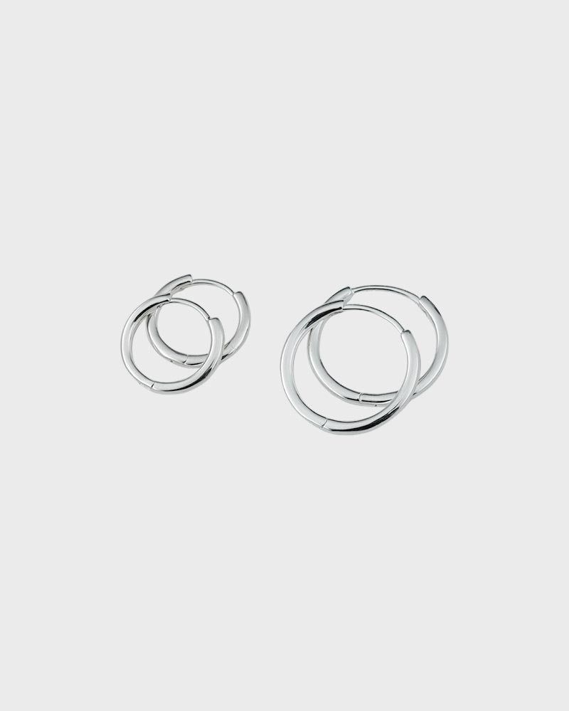 [925Silver] Basic one-touch earring (11mm)