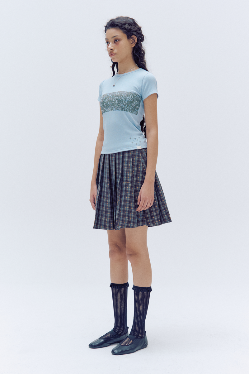CHECKERED SKIRT