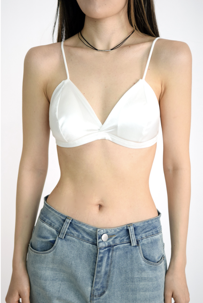satin sense top(2color)
