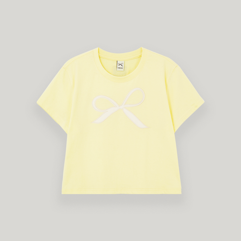 Yellow Ribbon Semi-Crop T-Shrit