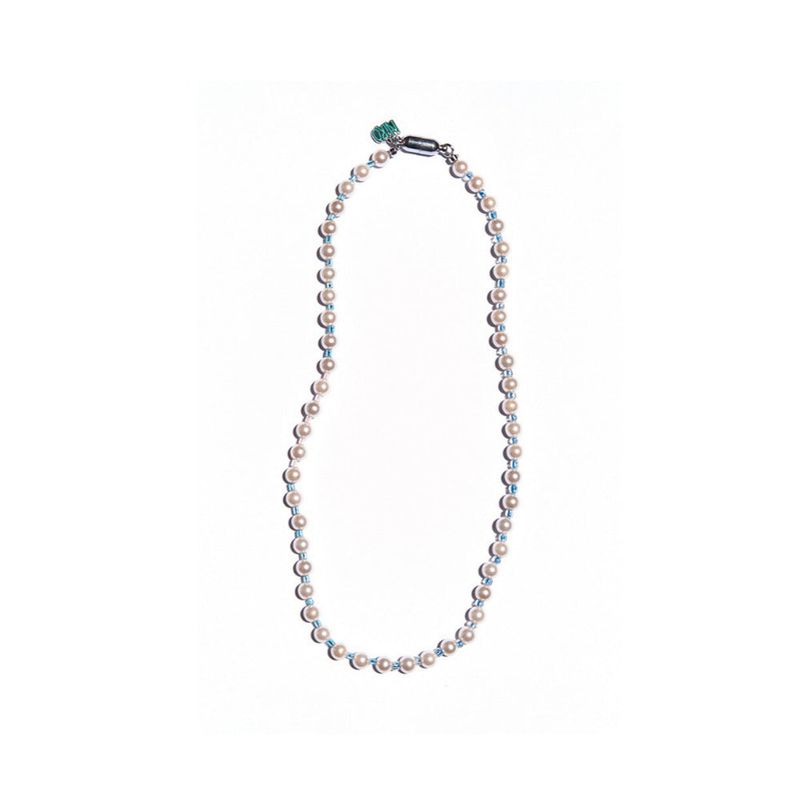 [NiROSERENDIPITY] TRIPLE BEADS PEARL NECKLACE #63
