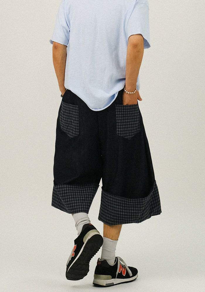 SEMIKAJI（セミカジ）の「GUN Check Roll Up Bermuda（Pants）」