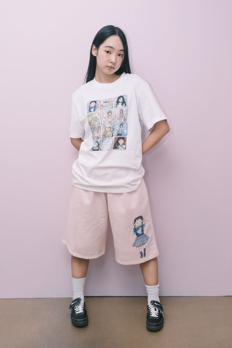 SHAKIRI X Namsuru 우리들 HALF SWEATPANTS 