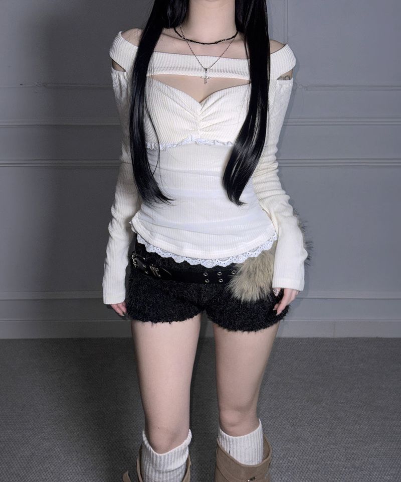 Puff Fur Belt