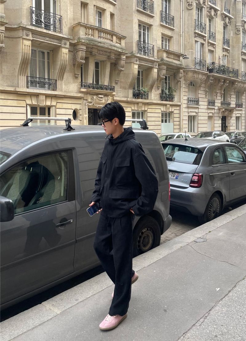 Brest pocket short jacket