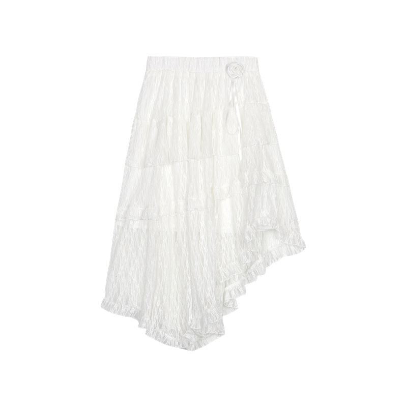 UNBALANCE HEMLINE SKIRT